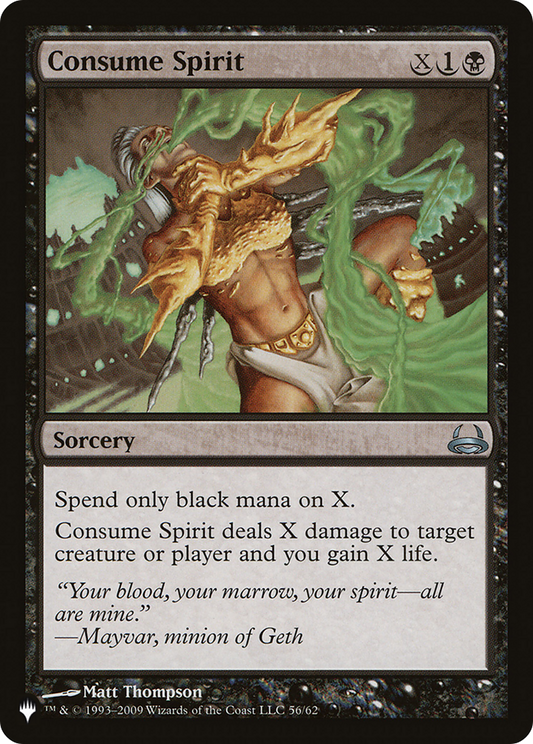 Consume Spirit [The List]