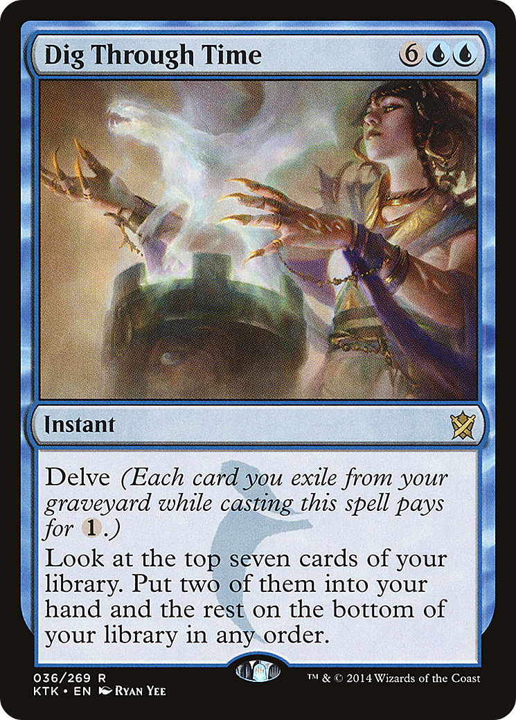 Dig Through Time [Khans of Tarkir] Foil