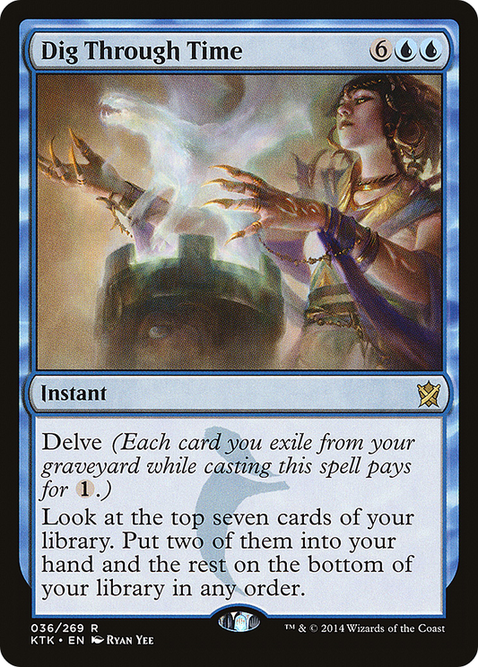 Dig Through Time [Khans of Tarkir] Foil