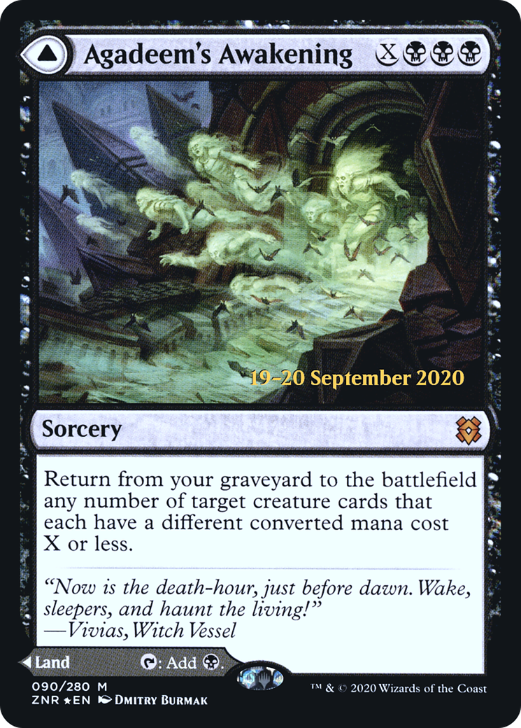 Agadeem's Awakening // Agadeem, the Undercrypt [Zendikar Rising Prerelease Promos] | Silver Goblin