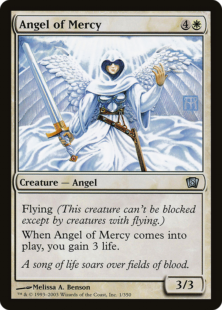 Angel of Mercy (01★) Foil - Eighth Edition