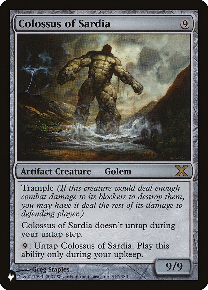 Colossus of Sardia [The List] | Silver Goblin