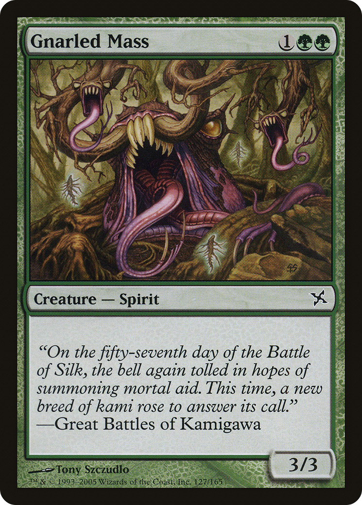 Gnarled Mass [Betrayers of Kamigawa] Foil