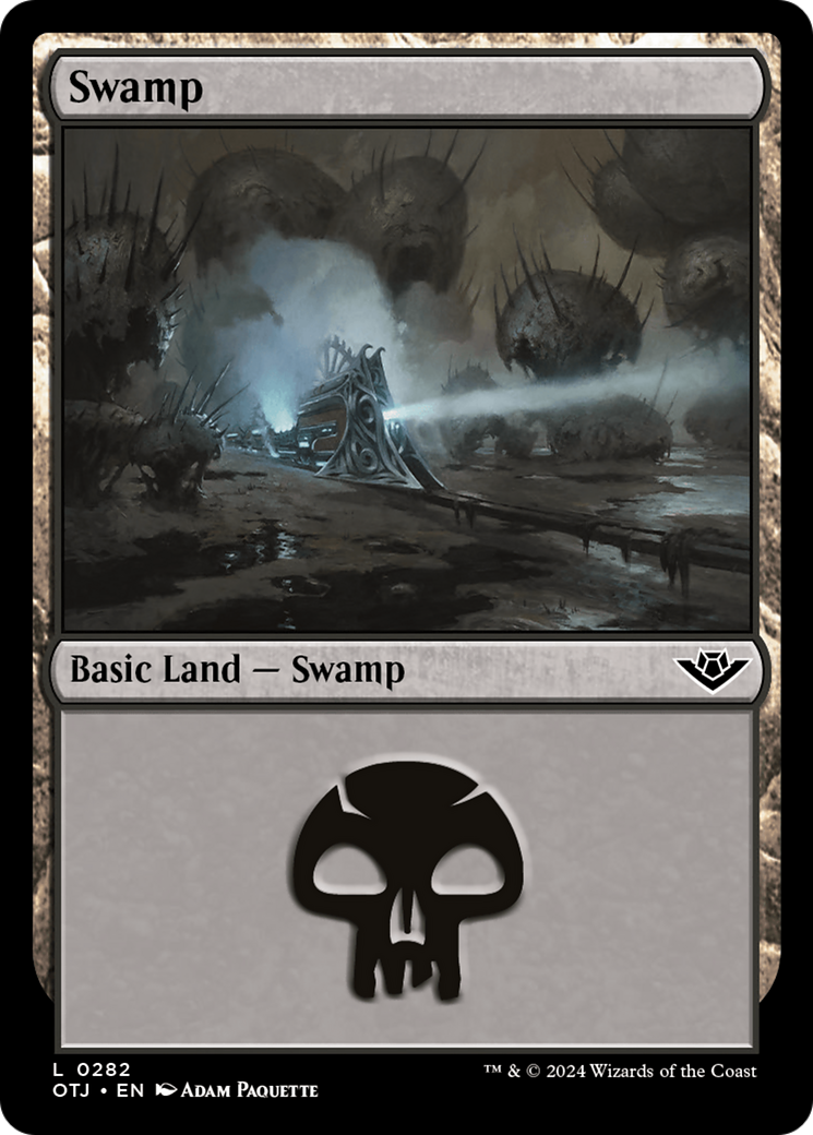 Swamp (0282) [Outlaws of Thunder Junction] Foil