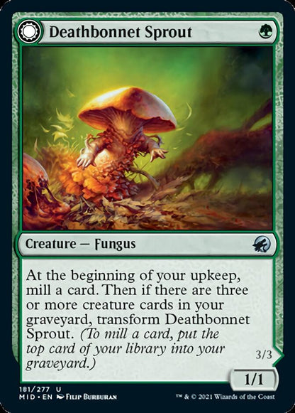Deathbonnet Sprout // Deathbonnet Hulk [Innistrad: Midnight Hunt] Foil