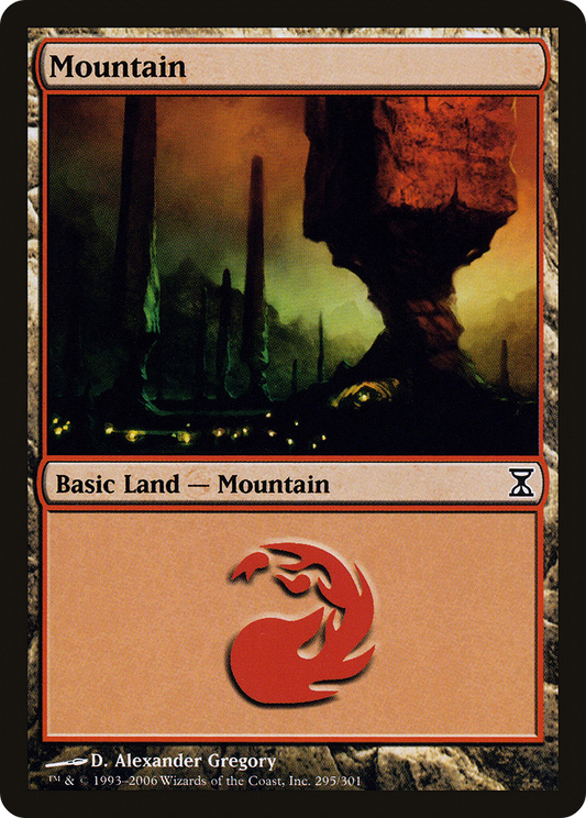 Mountain (295) [Time Spiral] Foil