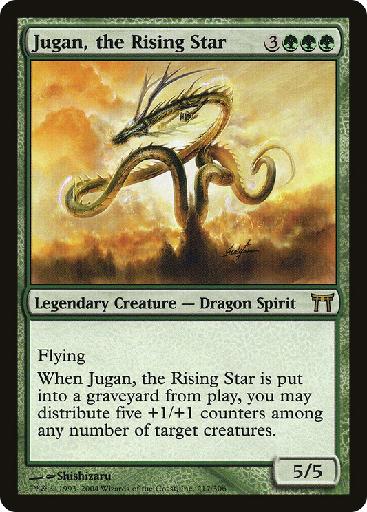 Jugan, the Rising Star [Champions of Kamigawa] Foil