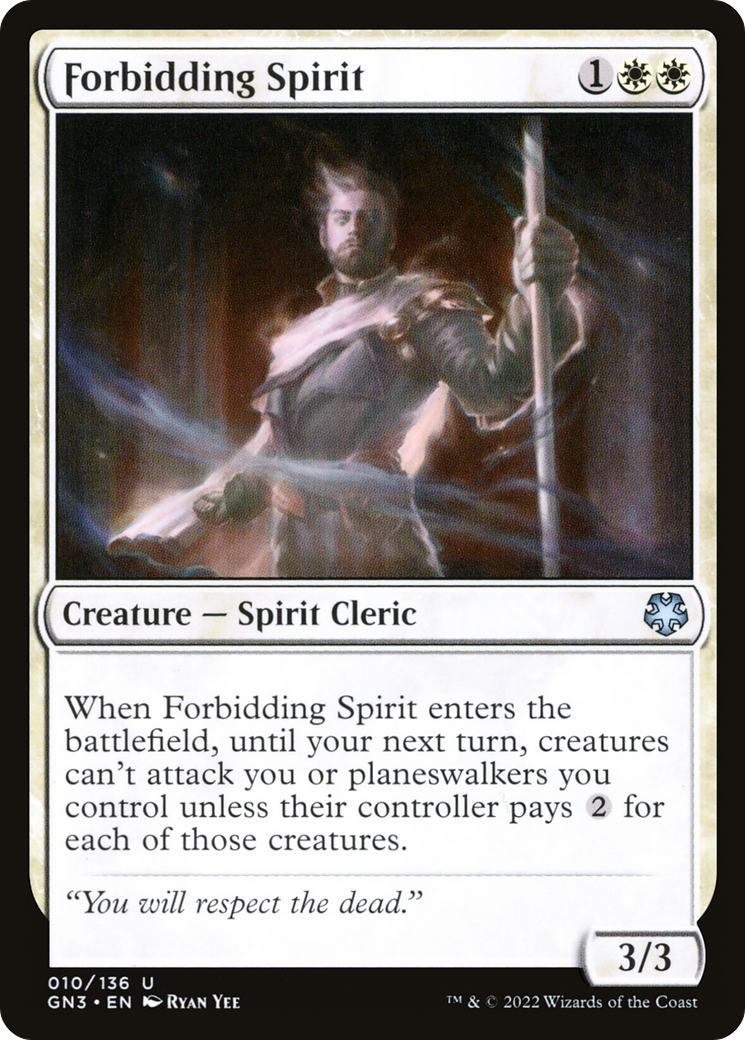 Forbidding Spirit [Game Night: Free-for-All]