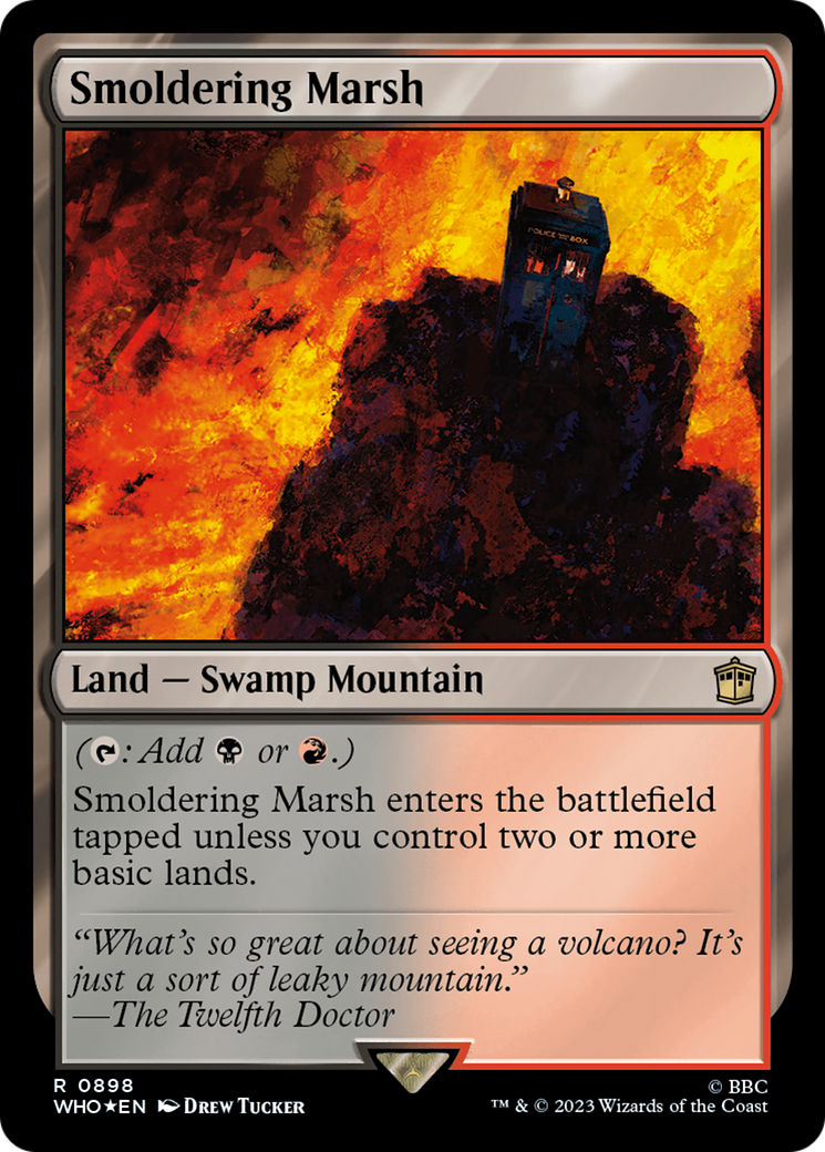 Smoldering Marsh (898) Foil - Doctor Who
