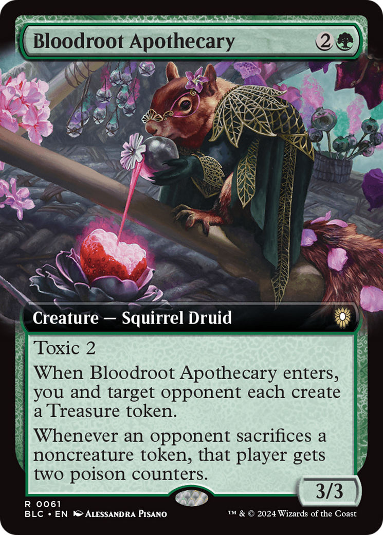 Bloodroot Apothecary (Extended Art) [Bloomburrow Commander] | Silver Goblin
