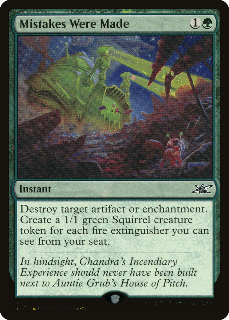 Mistakes Were Made (Galaxy Foil) (433) Foil - Unfinity