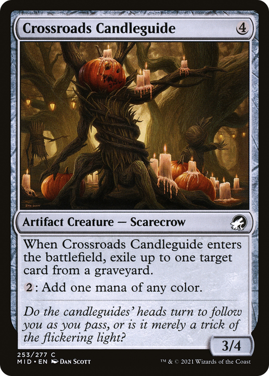 Crossroads Candleguide [Innistrad: Midnight Hunt] Foil