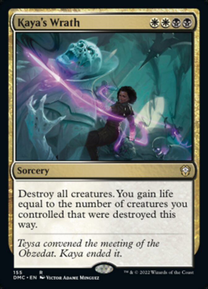 Kaya's Wrath [Dominaria United Commander] | Silver Goblin