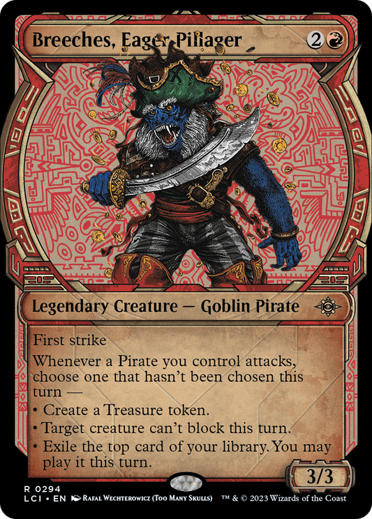 Breeches, Eager Pillager (Showcase) [The Lost Caverns of Ixalan] Foil