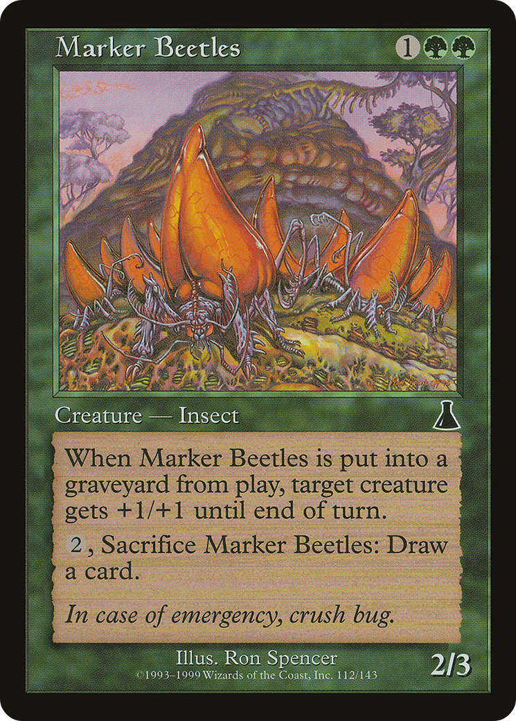 Marker Beetles [Urza's Destiny] Foil
