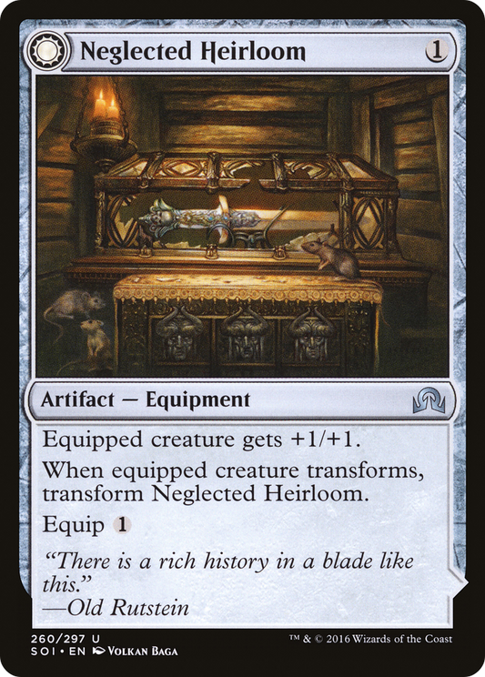 Neglected Heirloom // Ashmouth Blade [Shadows over Innistrad] Foil