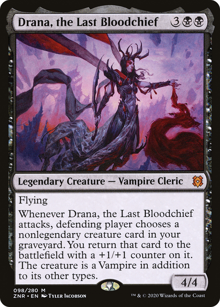 Drana, the Last Bloodchief [Zendikar Rising] Foil