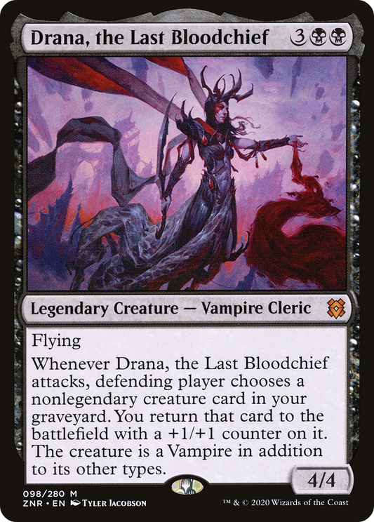 Drana, the Last Bloodchief [Zendikar Rising] Foil
