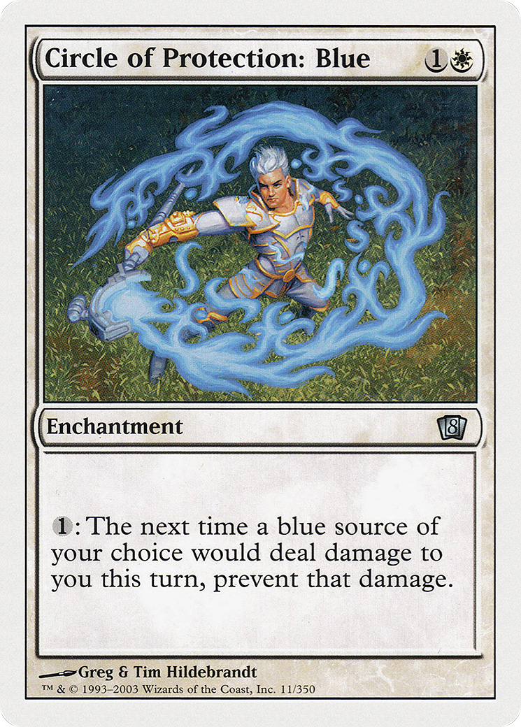 Circle of Protection: Blue (011) - Eighth Edition