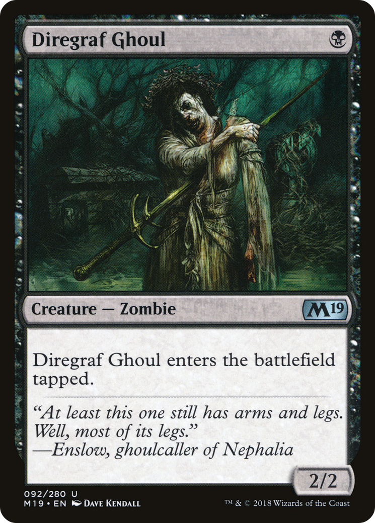 Diregraf Ghoul [Core Set 2019] Foil