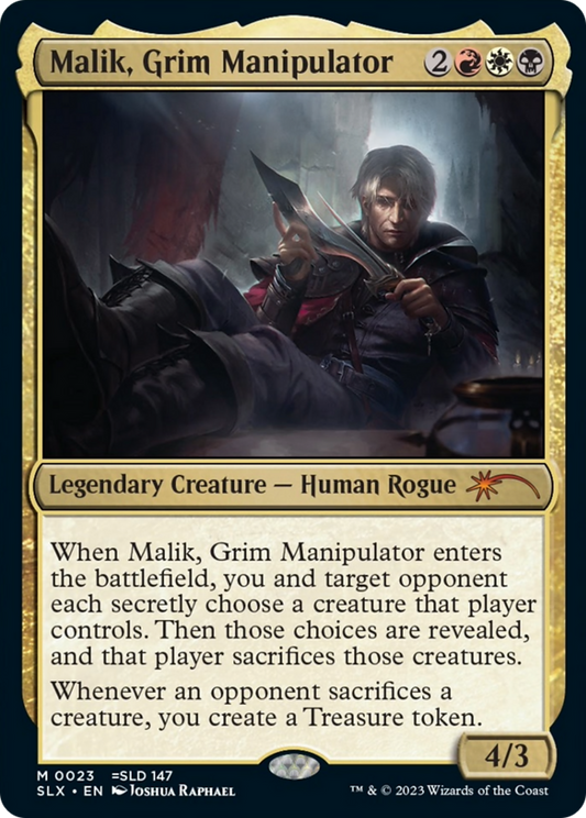 Malik, Grim Manipulator [Secret Lair: Universes Within] Foil