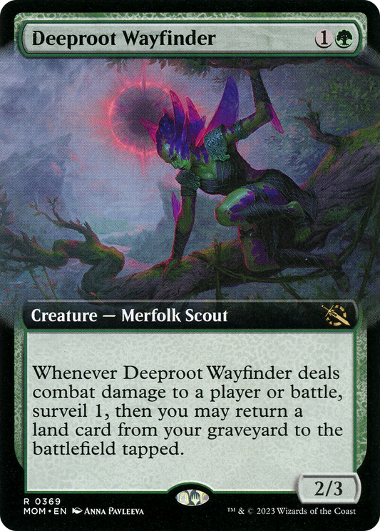 Deeproot Wayfinder (Extended Art) [March of the Machine] Foil
