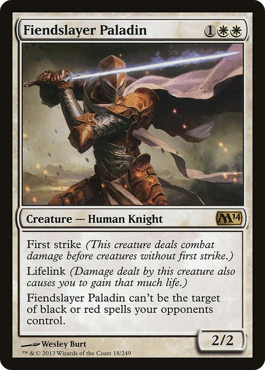 Fiendslayer Paladin [Magic 2014] Foil