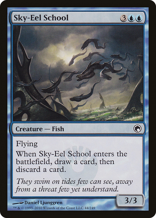 Sky-Eel School [Scars of Mirrodin] Foil