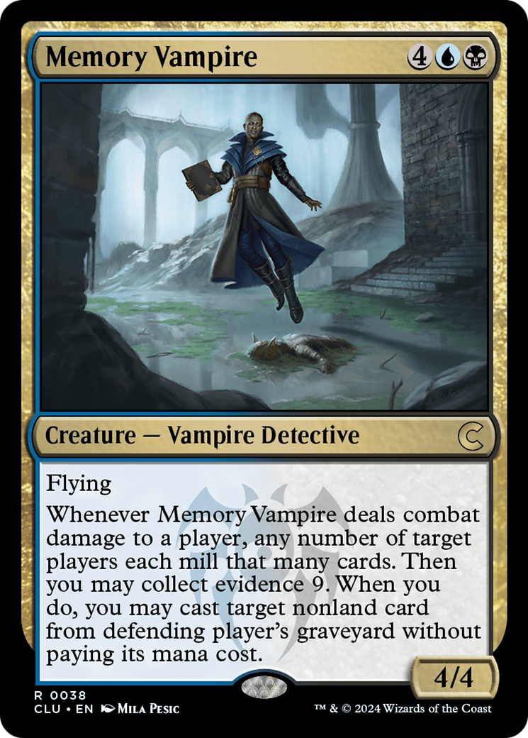 Memory Vampire [Ravnica: Clue Edition] | Silver Goblin