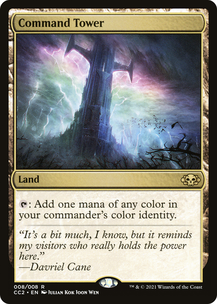 Command Tower [Commander Collection: Black] Foil