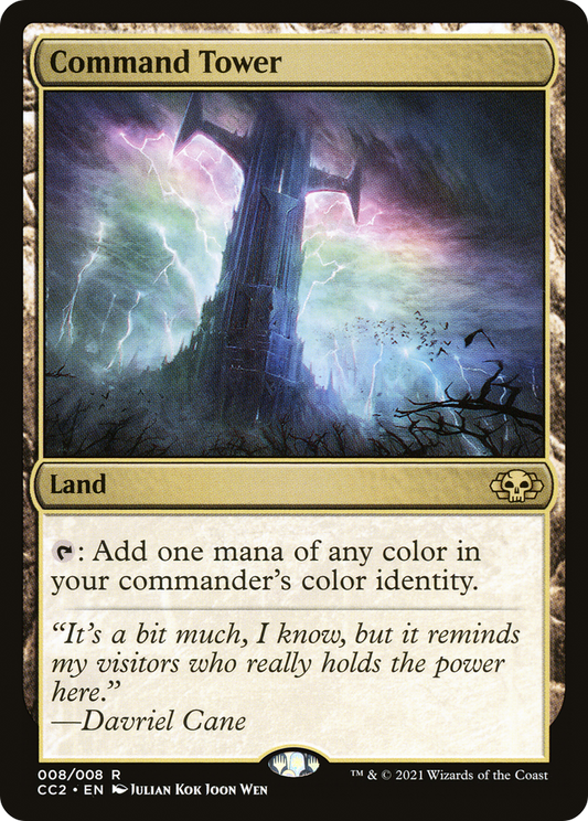 Command Tower [Commander Collection: Black] Foil