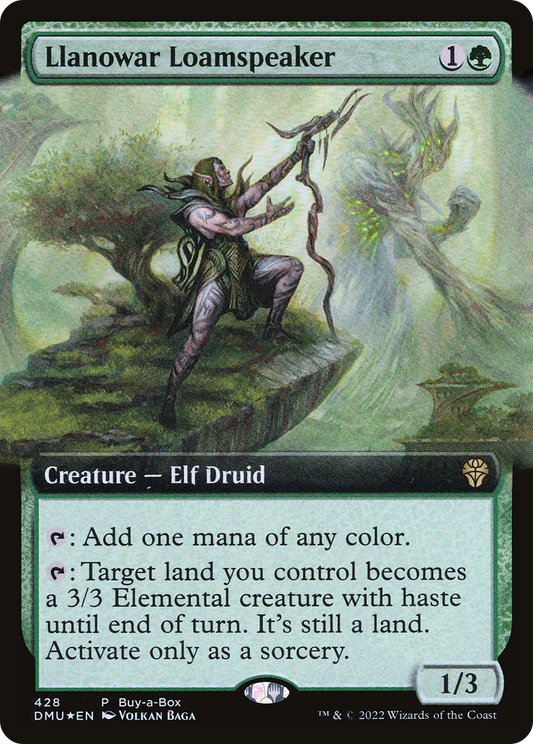 Llanowar Loamspeaker (Buy-A-Box) [Dominaria United] Foil