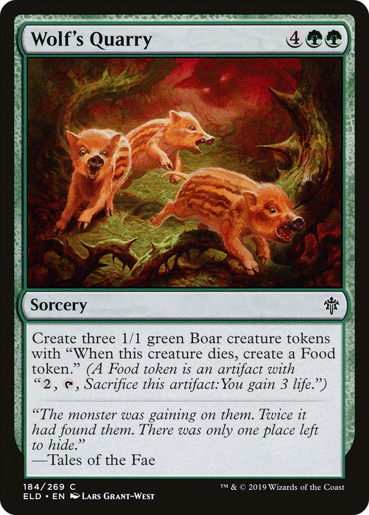 Wolf's Quarry [Throne of Eldraine] Foil