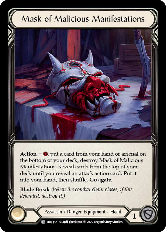 Mask of Malicious Manifestations [OUT157] (Outsiders) | Silver Goblin