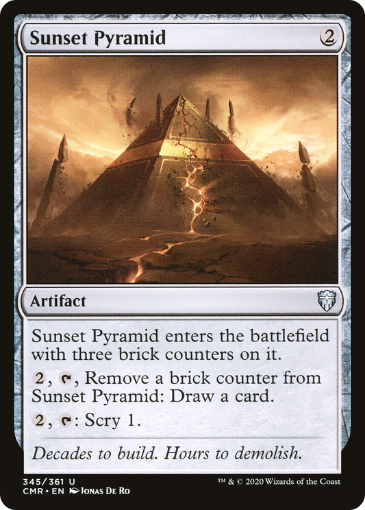 Sunset Pyramid [Commander Legends] Foil