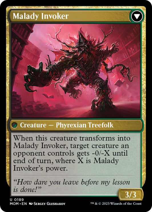 Herbology Instructor // Malady Invoker [March of the Machine] Foil