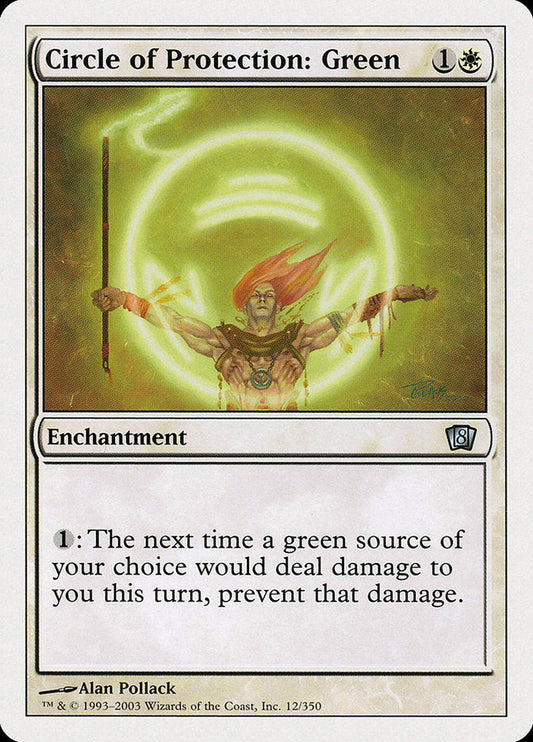 Circle of Protection: Green [Eighth Edition] Foil
