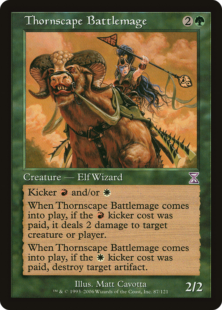 Thornscape Battlemage [Time Spiral Timeshifted] Foil