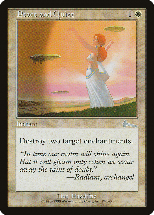 Peace and Quiet [Urza's Legacy] Foil