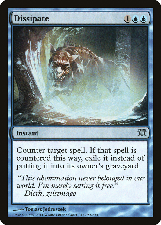 Dissipate [Innistrad] Foil