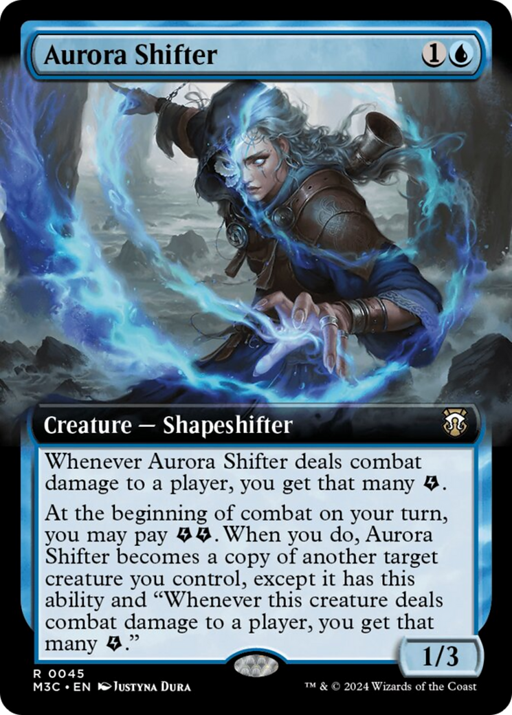 Aurora Shifter (Extended Art) (Ripple Foil) [Modern Horizons 3 Commander] | Silver Goblin