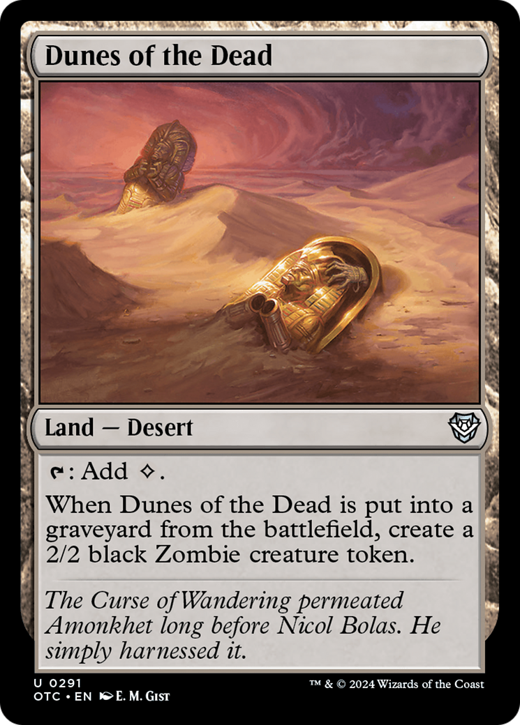 Dunes of the Dead [Outlaws of Thunder Junction Commander] | Silver Goblin