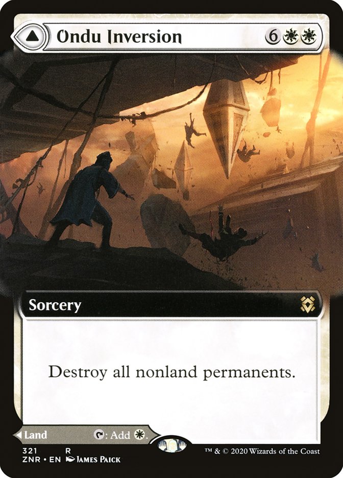 Ondu Inversion (Extended Art) (321) Foil - Zendikar Rising