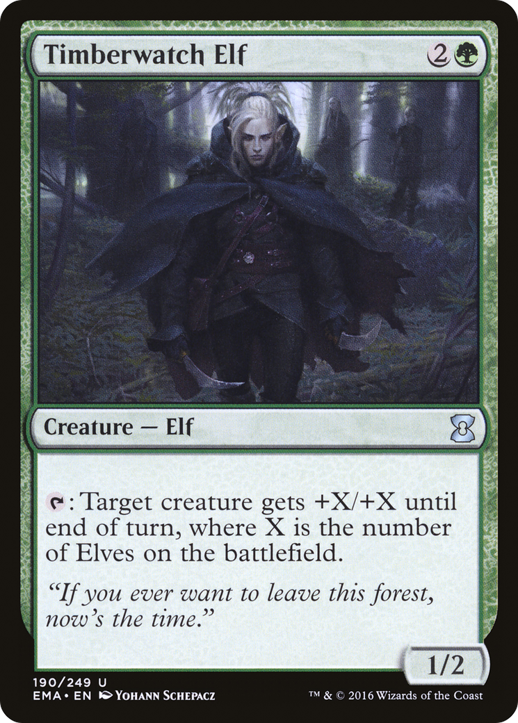 Timberwatch Elf (190) - Eternal Masters