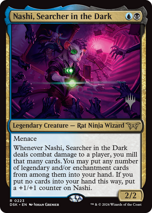 Nashi, Searcher in the Dark [Duskmourn: House of Horror Promos]