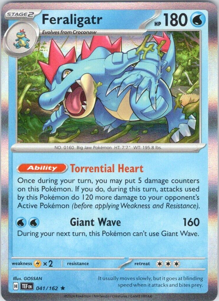 Feraligatr (041/162) [Scarlet & Violet: Temporal Forces] | Silver Goblin