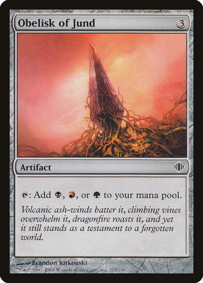 Obelisk of Jund [Shards of Alara] | Silver Goblin