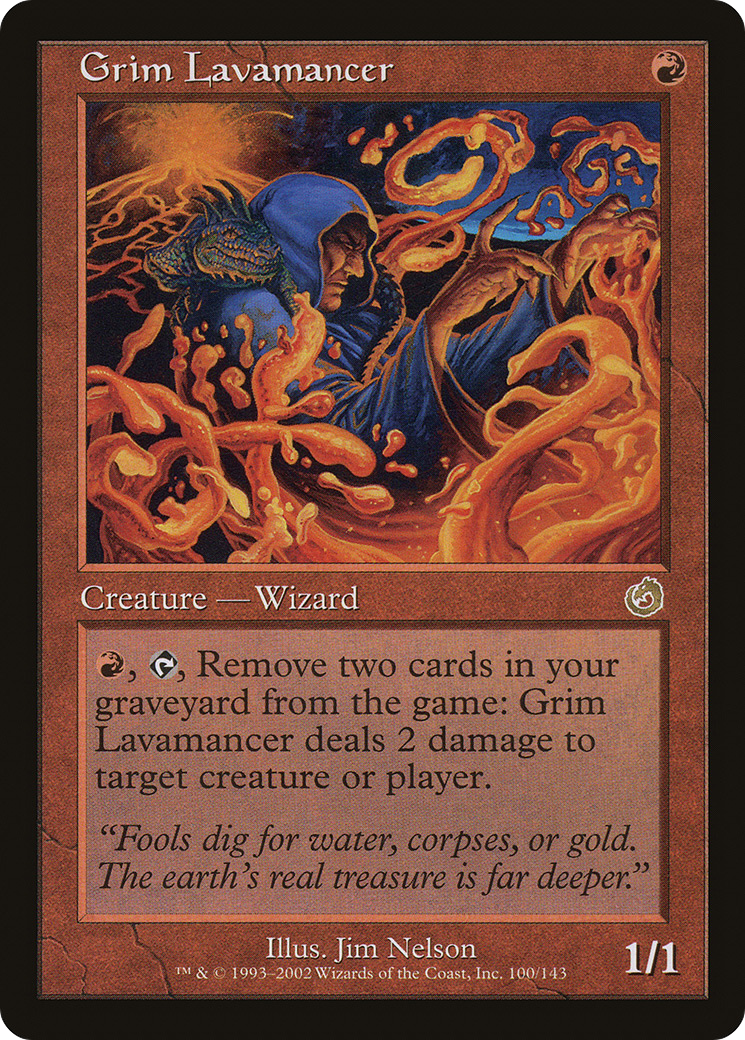 Grim Lavamancer [Torment] Foil