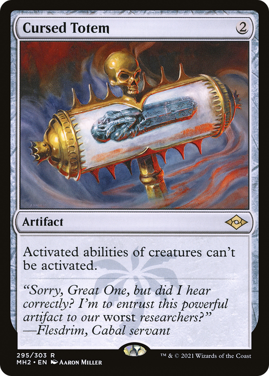 Cursed Totem [Modern Horizons 2] Foil