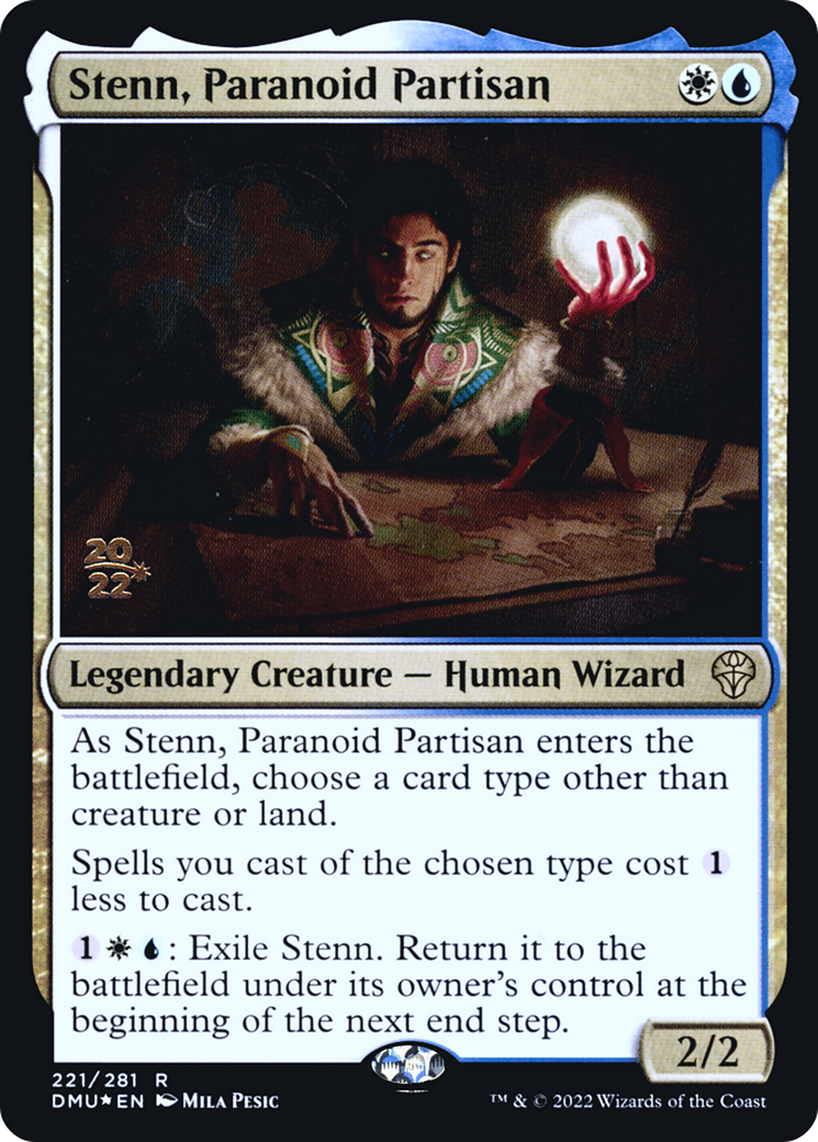 Stenn, Paranoid Partisan [Dominaria United Prerelease Promos] | Silver Goblin